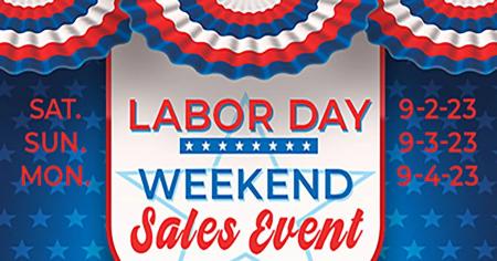 Labor Day Weekend Sales Event 